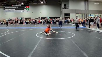 85 lbs Cons. Round 1 - Braxton Ricketts, Smoky Valley vs Gage Breiner, Norton