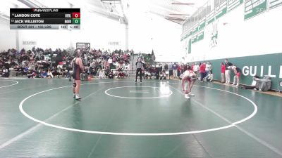 165 lbs Consi Of 8 #2 - Landon Cote, Berlin vs Jack Williston, North Haven