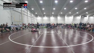 100 lbs Justice Gutierrez, Colorado vs Natalie Roberson, Texas Blue