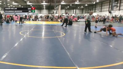 65 lbs Logan Hellar, CAPITAL CITY WRESTLING CLUB vs Columbus Behrooz, BLACKHAWK WRESTLING CLUB