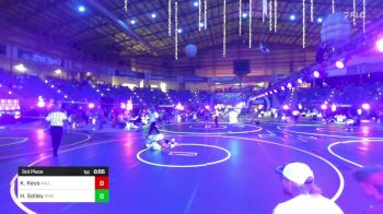 130 lbs 3rd Place - Kierra Keys, Millard South WC vs Harmony Solley, Pikes Peak Warriors