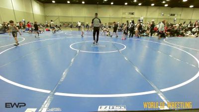 52 lbs Rr Rnd 5 - Remmi Schwahn, Regulators 9U 2 vs Israel Jimenez, Team Savage 9U