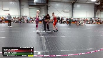 101 lbs Quarterfinal - Titus Slaughter, Ironclad Wrestling vs Dathan Flakes, Brooklet Wrestling