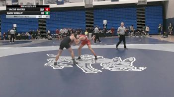133 lbs Quarterfinal - Jacob Myers, CSU-Pueblo vs Zach Wright, San Francisco State