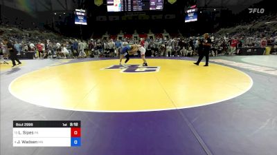 165 lbs Rnd Of 16 - Luke Sipes, PA vs Jarrett Wadsen, MN