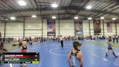 52 lbs Rd# 5- 3:45pm Friday Final Pool - Bentley Baker, Nebraska Elite vs Angelo Sanchez, NCWAY National Team