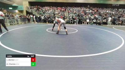 144 lbs Round Of 64 - Zayden Denton, Centennial vs Aidan Chaires, Bonita