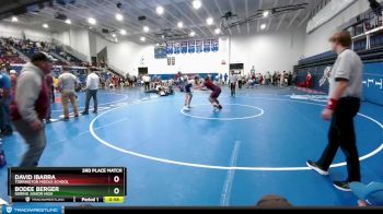 215 lbs 3rd Place Match - Bodee Berger, Gering Junior High vs David Ibarra, Torrington Middle School