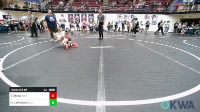 60 lbs Consi Of 8 #2 - Tucker Moss, RWC vs Harvey LaForest, Bridge Creek Youth Wrestling