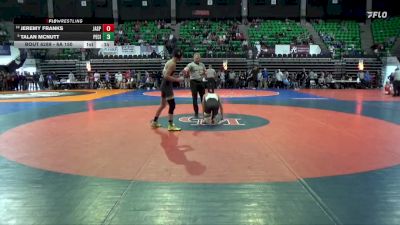 6A 150 lbs Cons. Round 5 - Talan Mcnutt, Pell City vs Jeremy Franks, Jasper