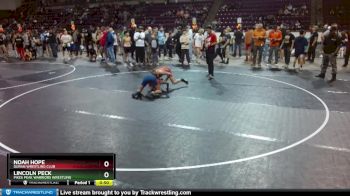 110 lbs Cons. Round 3 - Lincoln Peck, Pikes Peak Warriors Wrestling vs Noah Hope, Duran Wrestling Club