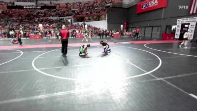 125 lbs Quarterfinal - Saoirse Cichy, Rhinelander vs Rylyn Gross, Wisconsin
