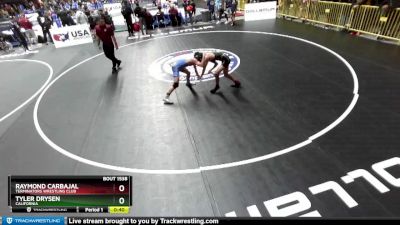 106 lbs Champ. Round 2 - Raymond Carbajal, Terminators Wrestling Club vs Tyler Drysen, California