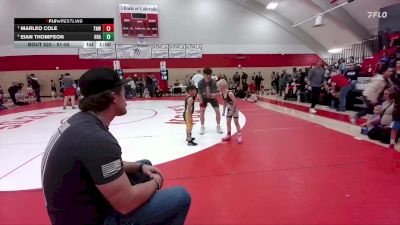 51-55 lbs Round 3 - Marleo Cole, Top Notch WC vs Eian Thompson, HRA