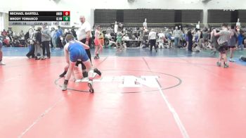 111 lbs 7th Place - Michael Bartell, American MMAW - MSC vs Brody Tomasco, Clearview - MSC