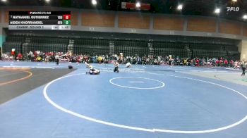 138 lbs Champ. Round 2 - Aiden Khorramdel, Redwood -Visalia vs Nathaniel Gutierrez, Yerington