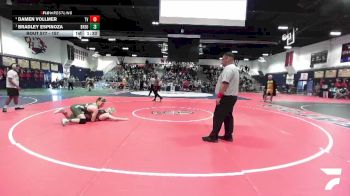 157 lbs Semifinal - Bradley Espinoza, Brea Olinda vs Damen Vollmer, Temecula Valley