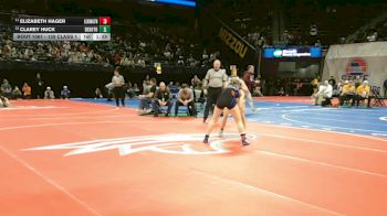 135 Class 1 lbs Champ. Round 1 - Elizabeth Hager, Lexington vs Clarey Huck, DeSoto