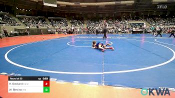 49 lbs Round Of 32 - Hank Deckard, R.A.W. vs Wyatt Blevins, Vinita Kids Wrestling