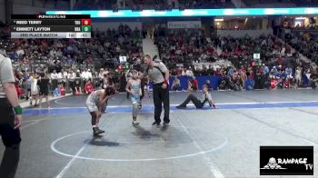 61 lbs 3rd Place Match - Emmett Layton, Brawlers vs Reed Terry, Thunderbird