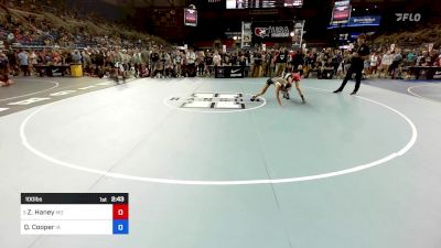 100 lbs Rnd Of 32 - Zoey Haney, MO vs Quincy Cooper, IA