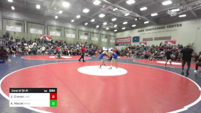 144 lbs Consi Of 32 #1 - Jonah Craven, Linden vs Ayden Maciel, Madera