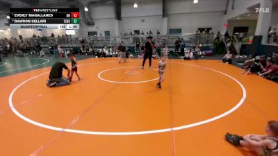 41 lbs Quarterfinal - Everly Magallanes, Dumas Wrestling vs Dawson Sellari, Texas Elite Wrestling Club