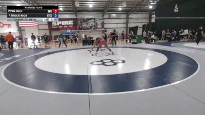 92 kg Champ. Rd Of 64 - Zyan Hall, Navy Wrestling Club vs Brock Rios, Regional Training Center South