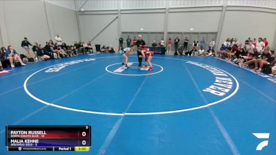 138 lbs Round 5 (6 Team) - Payton Russell, North Dakota Blue vs Malia Kehne, Arkansas Gold