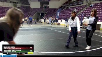 49-51 lbs Round 1 - Annalise Patterson, Duran Wrestling Club vs Blanca Mora, San Luis Valley Wrestling Club