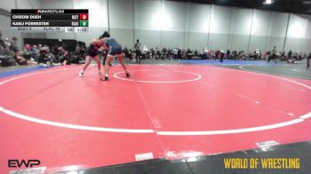 150 lbs Rr Rnd 4 - Chisom Dijeh, Best Trained 7-12 2 vs Kaeli Forrester, Black Widows 7-12