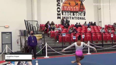 Angelina Hogan - Floor, WOGA - 2021 Region 3 Women's Championships