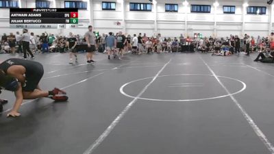 150 lbs Round 5 (6 Team) - Julian Bertucci, Freakztyle Wrestling vs Antwain Adams, St. Paris Graham