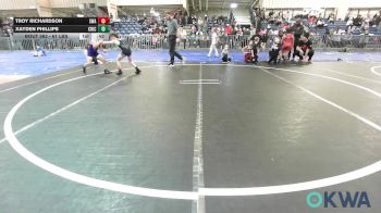 61 lbs 3rd Place - Troy Richardson, Shelton Wrestling Academy vs Xayden Phillips, Chickasha Youth Wrestling