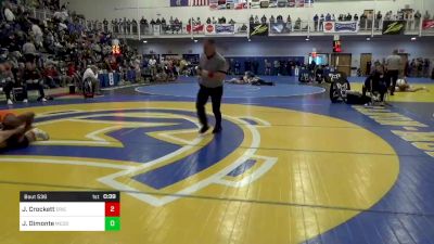 160 lbs Consy 2 - Jaden Crockett, Erie Prep vs JJ Dimonte, McDonogh-MD