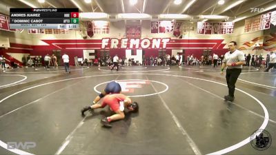 120 lbs Semifinal - Andres Juarez, Independence vs Dominic Cabot, Aptos