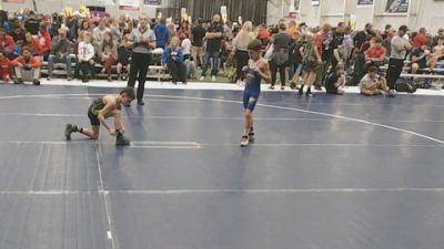 63 lbs Champ. Rd Of 32 - Kruizemen Myers, True Grit Wrestling vs Blake Splendore, Ubasa Wrestling Academy