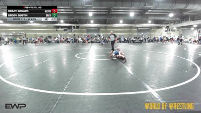 95 lbs Consi Of 16 #2 - Brady Genard, Mat Assassins vs Brody Gustin, Michigan Premier Wrestling Club
