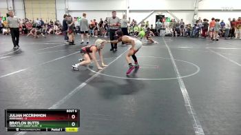 76 lbs Round 3 (4 Team) - Julian McCrimmon, Warhawks vs Braylon Butts, Terps East Coast Elite