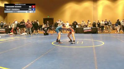 113 lbs Semis - Benjamin Marino, Savage Wrestling Academy vs Riley Crandall, Steller Trained