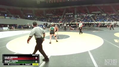 4A/3A/2A/1A Girls 125 Quarterfinal - Bailey Chafin, Sweet Home Girls vs Lillie Brooks, Dayton Girls