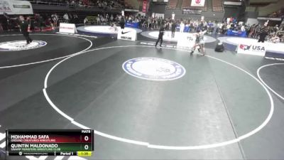 70 lbs Quarterfinal - Mohammad Safa, Ground Creatures Wrestling vs Quintin Maldonado, Swamp Monsters Wrestling Club