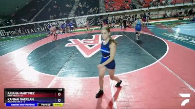 125 lbs Round 4 (16 Team) - Isabella Borrego, New Mexico vs Olivia Engel, Washington 2