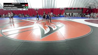 117-118 C Round 3 - Alexander Farrell, Glenbrook South vs Ryker Marlow, Long Prairie Grey Eagle-Browerville Wolves