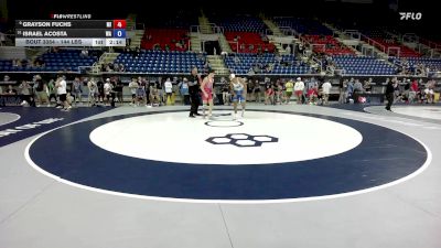 144 lbs Cons. Rd Of 16 - Grayson Fuchs, MI vs Israel Acosta, WA