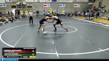 171 lbs 5th Place Match - Andres Hernandez, West Anchorage vs Tristan Schilke, South Anchorage High School