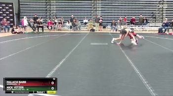 88 lbs Round 4 (10 Team) - Malachi Barr, Riverheads vs Nick Yetzer, Noke Wrestling RTC