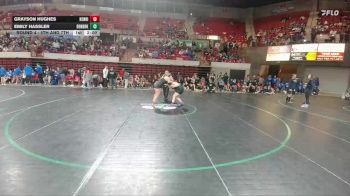 190 lbs Round 4 - 5th And 7th - Emily Hassler, Fort Worth Benbrook vs Grayson Hughes, Henrietta