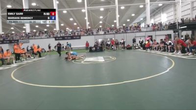 135 lbs Emily Sarr, Pennsylvaniia Red vs Mariaha Benedict, Iowa