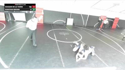 138 lbs Champ. Round 1 - Joaquin De La Torre, Youngblood Wrestling Club vs Donovan Brown, Five Points